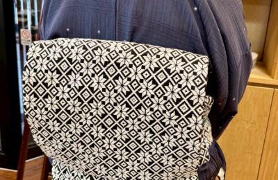 お手製の『刺し子帯』